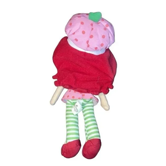 Y2K 2015 Small Strawberry Shortcake Plush Doll Stuffed Animal Collectible Toy - Picture 2 of 5